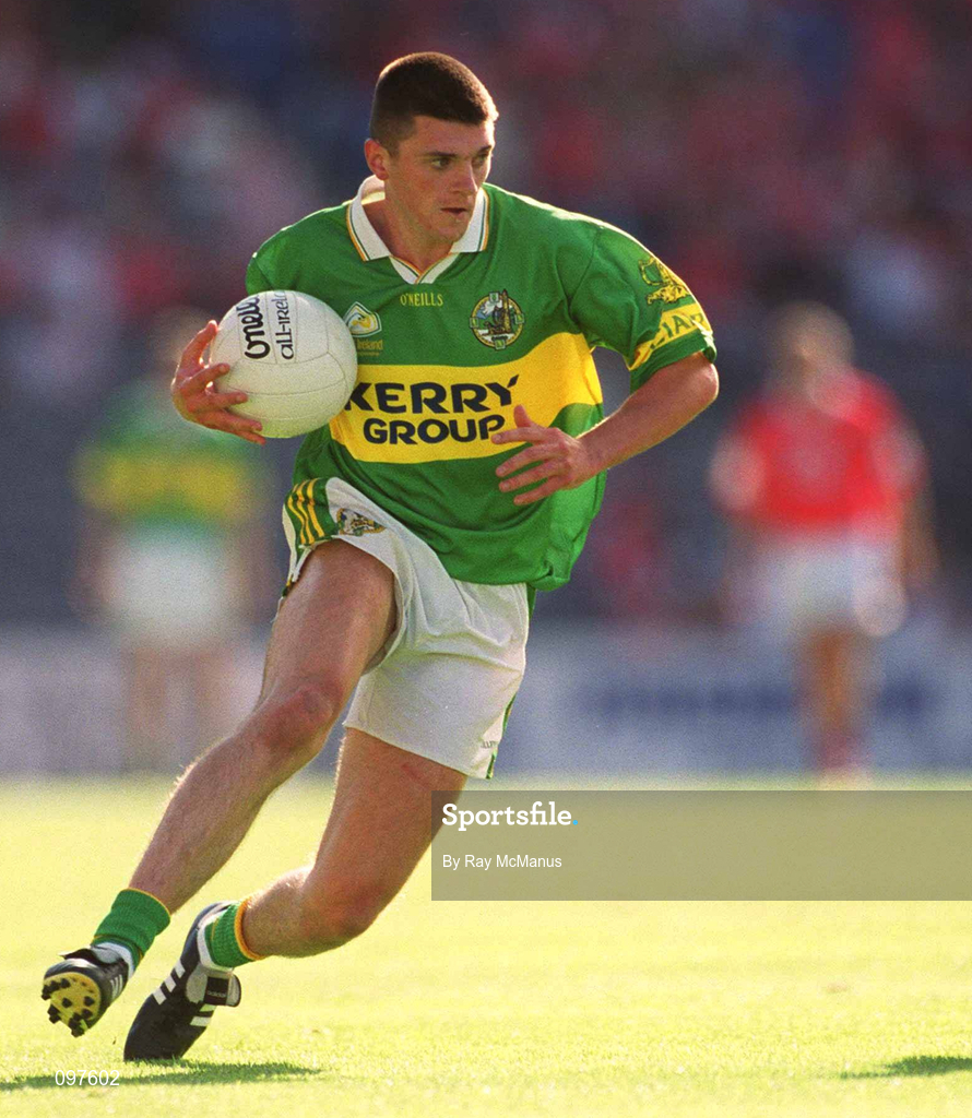 25 August 2002; Aodán Mac Gearailt of Kerry during the Bank of Ireland All-Ireland Senior Football Championship Semi-Final match between Kerry and Cork at Croke Park in Dublin. Photo by Ray McManus/Sportsfile