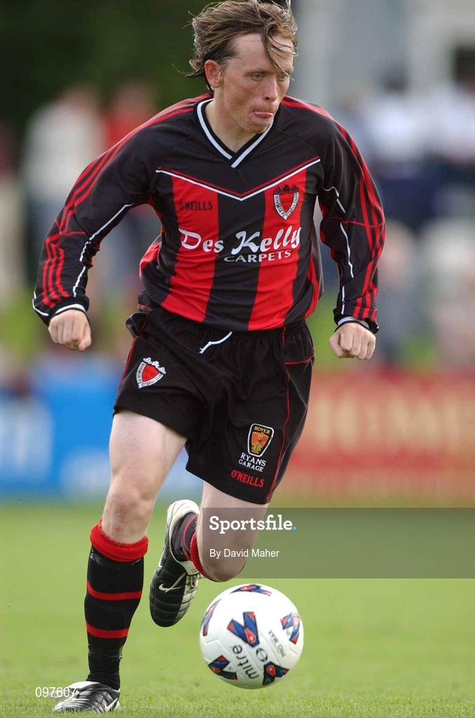 11 August 2002; Bobby Ryan of Bohemians during the eircom League Premier Division match between Bray Wanderers and Bohemians at the Carlisle Grounds in Bray, Wicklow. Photo by David Maher/Sportsfile