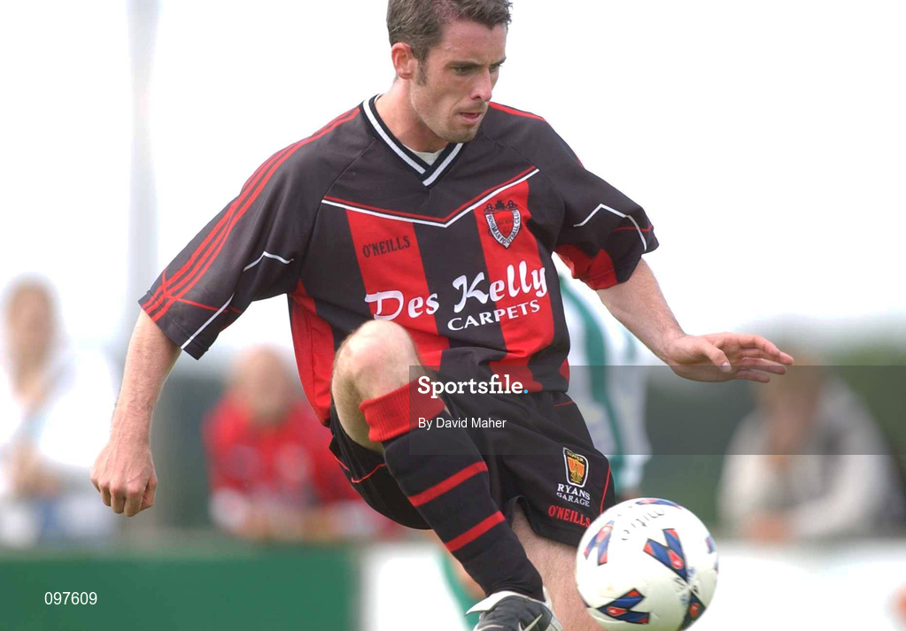 11 August 2002; Fergal Harkin of Bohemians during the eircom League Premier Division match between Bray Wanderers and Bohemians at the Carlisle Grounds in Bray, Wicklow. Photo by David Maher/Sportsfile