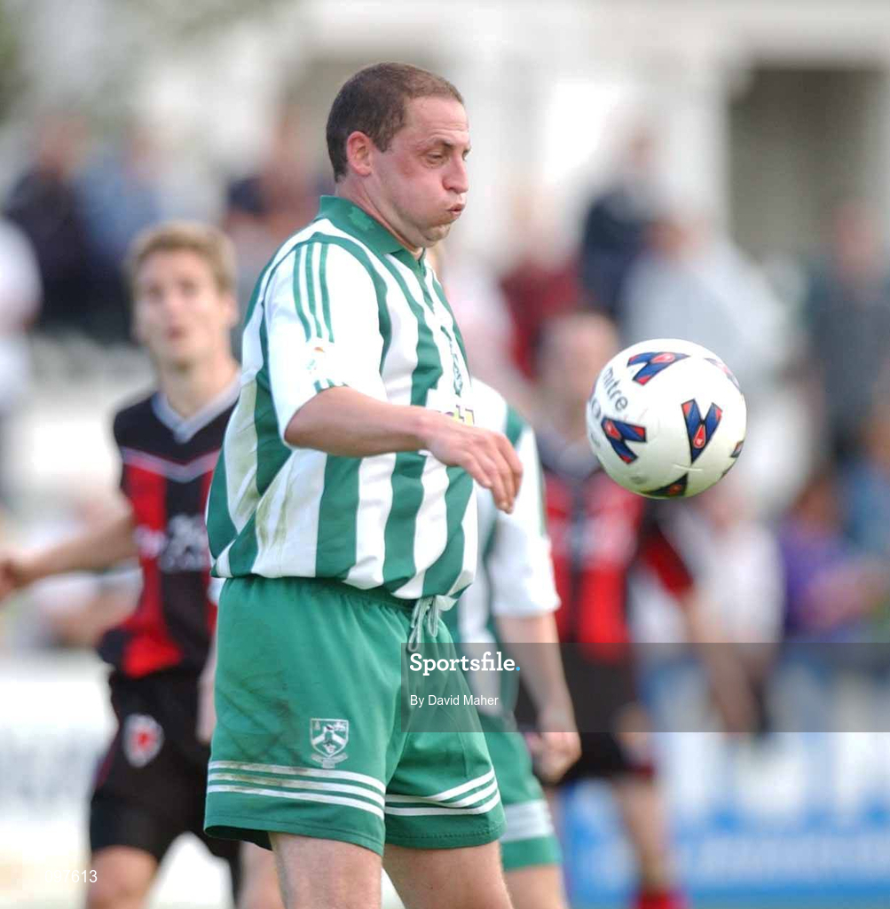 11 August 2002; Eddie Gormley of Bray Wanderers during the eircom League Premier Division match between Bray Wanderers and Bohemians at the Carlisle Grounds in Bray, Wicklow. Photo by David Maher/Sportsfile