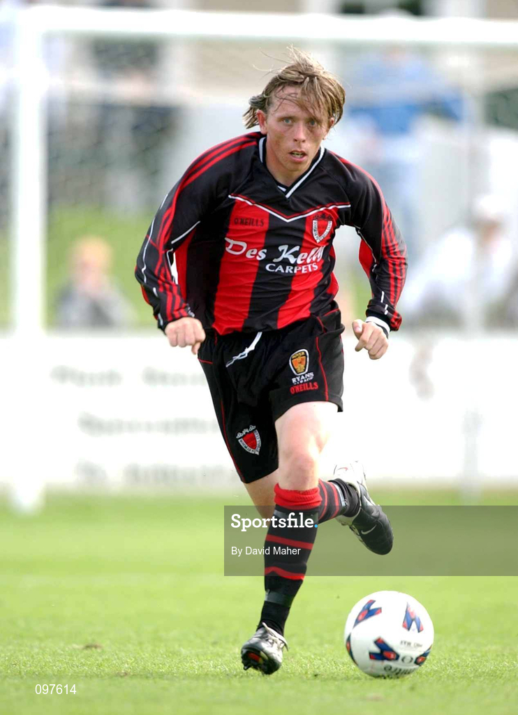 11 August 2002; Bobby Ryan of Bohemians during the eircom League Premier Division match between Bray Wanderers and Bohemians at the Carlisle Grounds in Bray, Wicklow. Photo by David Maher/Sportsfile