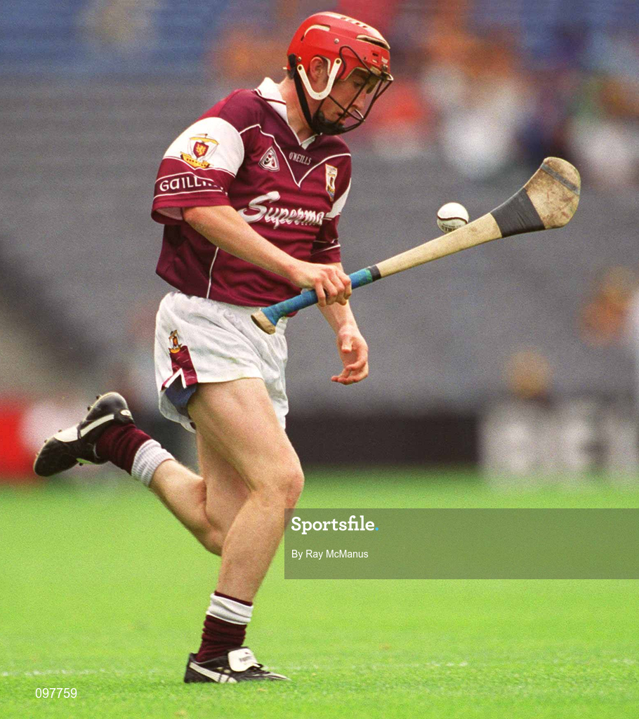 18 August 2002; Niall Healy of Galway during the All-Ireland Minor Hurling Championship Semi-Final match between Kilkenny and Galway at Croke Park in Dublin. Photo by Ray McManus/Sportsfile