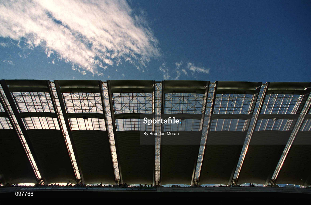 17 August 2002; A view of the highest tier of the new Hogan Stand prior to the Bank of Ireland All-Ireland Senior Football Championship Quarter-Final Replay match between Dublin and Donegal at Croke Park in Dublin. Photo by Brendan Moran/Sportsfile