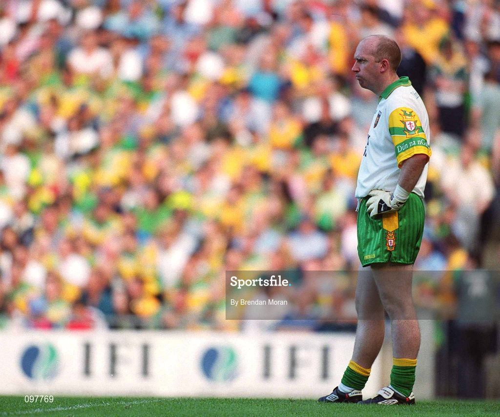 17 August 2002; Donegal goalkeeper Tony Blake during the Bank of Ireland All-Ireland Senior Football Championship Quarter-Final Replay match between Dublin and Donegal at Croke Park in Dublin. Photo by Brendan Moran/Sportsfile