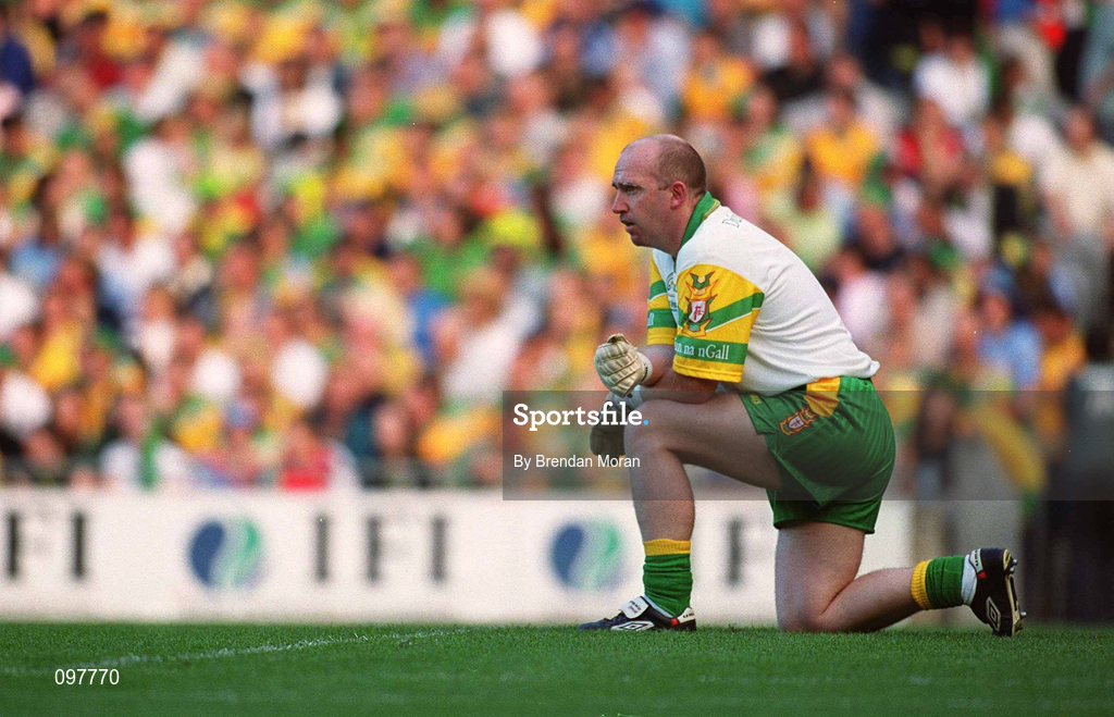 17 August 2002; Donegal goalkeeper Tony Blake during the Bank of Ireland All-Ireland Senior Football Championship Quarter-Final Replay match between Dublin and Donegal at Croke Park in Dublin. Photo by Brendan Moran/Sportsfile