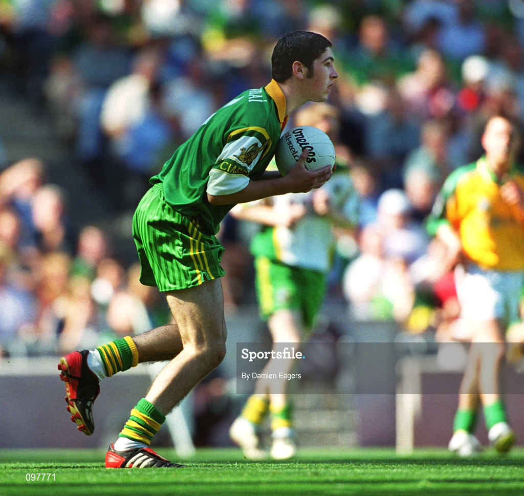 25 August 2002; Kerry goalkeeper Bryan Sheehan during the All-Ireland Minor Football Championship Semi-Final match between Meath and Kerry at Croke Park in Dublin. Photo by Damien Eagers/Sportsfile