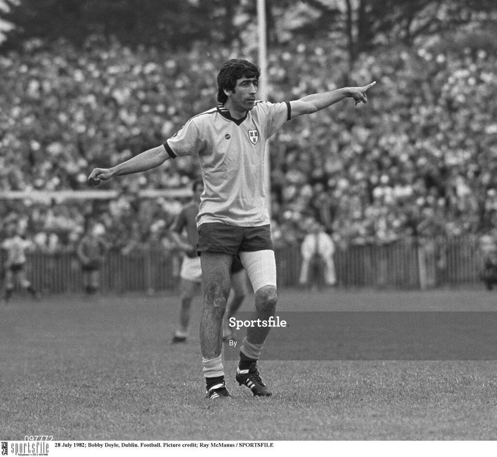 28 July 1982; Bobby Doyle, Dublin. Football. Picture credit; Ray McManus / SPORTSFILE