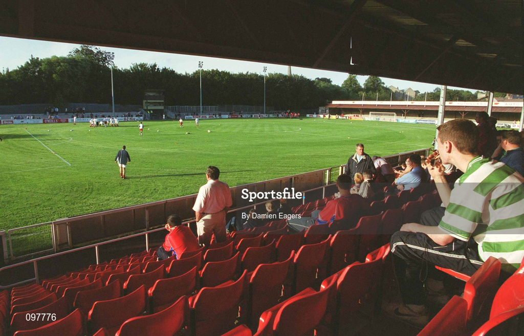 16 August 2002; A general view of Richmond Park prior to the eircom League Premier Division match between St Patrick's Athletic and Shelbourne at Richmond Park in Dublin. Photo by Damien Eagers/Sportsfile