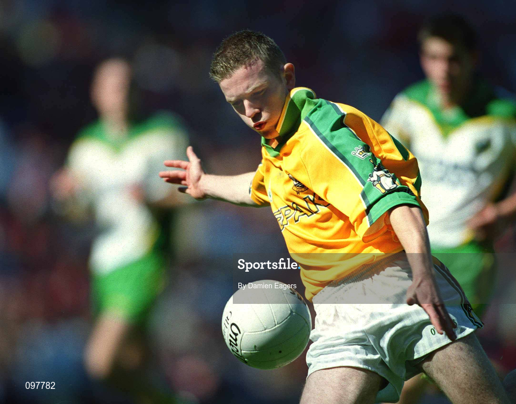 25 August 2002; Mark Whearty of Meath during the All-Ireland Minor Football Championship Semi-Final match between Meath and Kerry at Croke Park in Dublin. Photo by Damien Eagers/Sportsfile