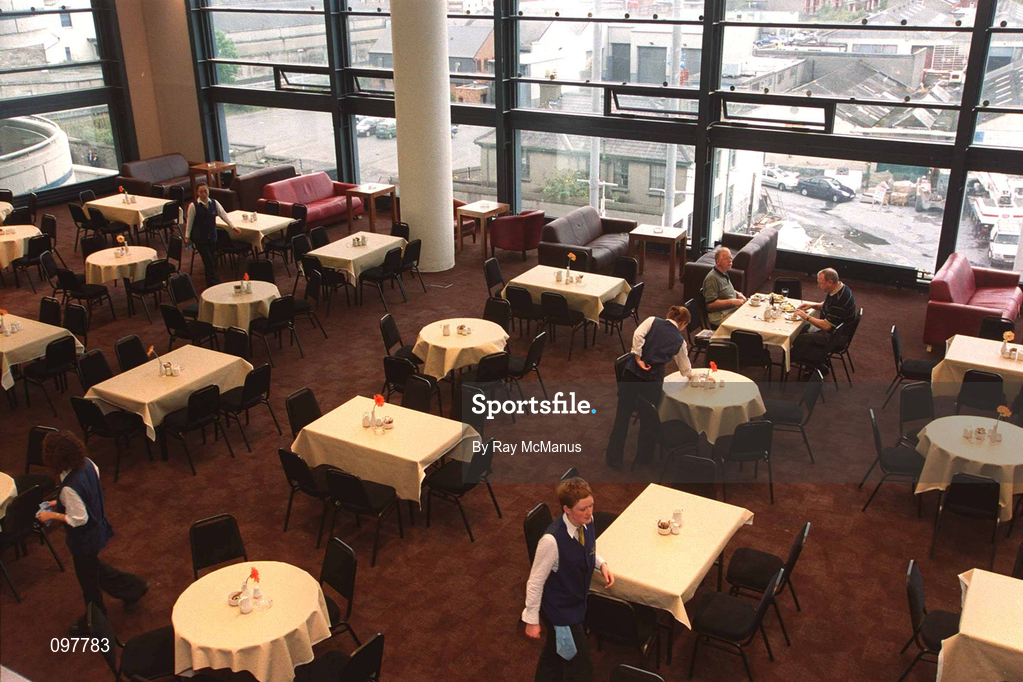 18 August 2002; A resturant for premium level patrons in the Hogan Stand at the Guinness All-Ireland Senior Hurling Championship Semi-Final match between Kilkenny and Tipperary at Croke Park in Dublin. Photo by Ray McManus/Sportsfile