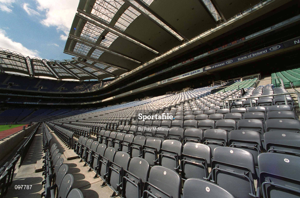 25 August 2002; A general view of Croke Park showing the Hogan Stand prior to the Bank of Ireland All-Ireland Senior Football Championship Semi-Final match between Kerry and Cork at Croke Park in Dublin. Photo by Brian Lawless/Sportsfile