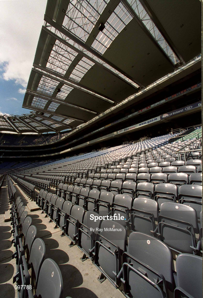 25 August 2002; A general view of Croke Park showing the Hogan Stand prior to the Bank of Ireland All-Ireland Senior Football Championship Semi-Final match between Kerry and Cork at Croke Park in Dublin. Photo by Ray McManus/Sportsfile