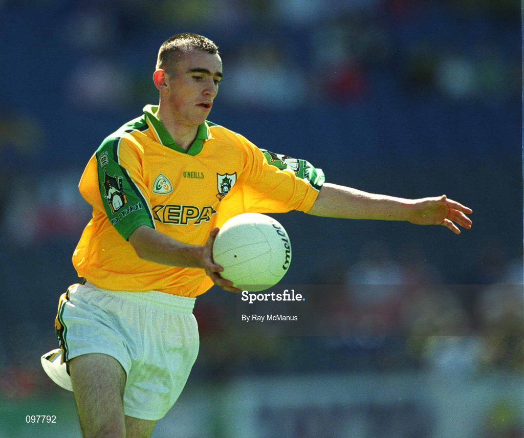 25 August 2002; GerMcCullagh of Meath during the All-Ireland Minor Football Championship Semi-Final match between Meath and Kerry at Croke Park in Dublin. Photo by Ray McManus/Sportsfile