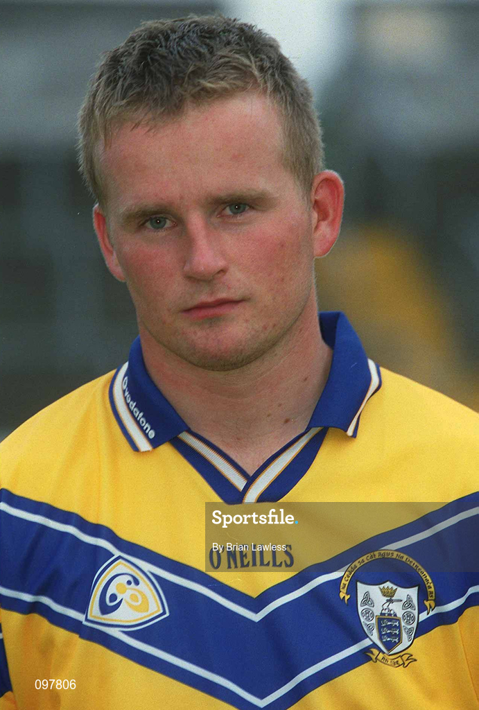 29 August 2002; Barry Nugent during a Clare Hurling squad portraits session at Cusack Park in Ennis, Clare. Photo by Brian Lawless/Sportsfile