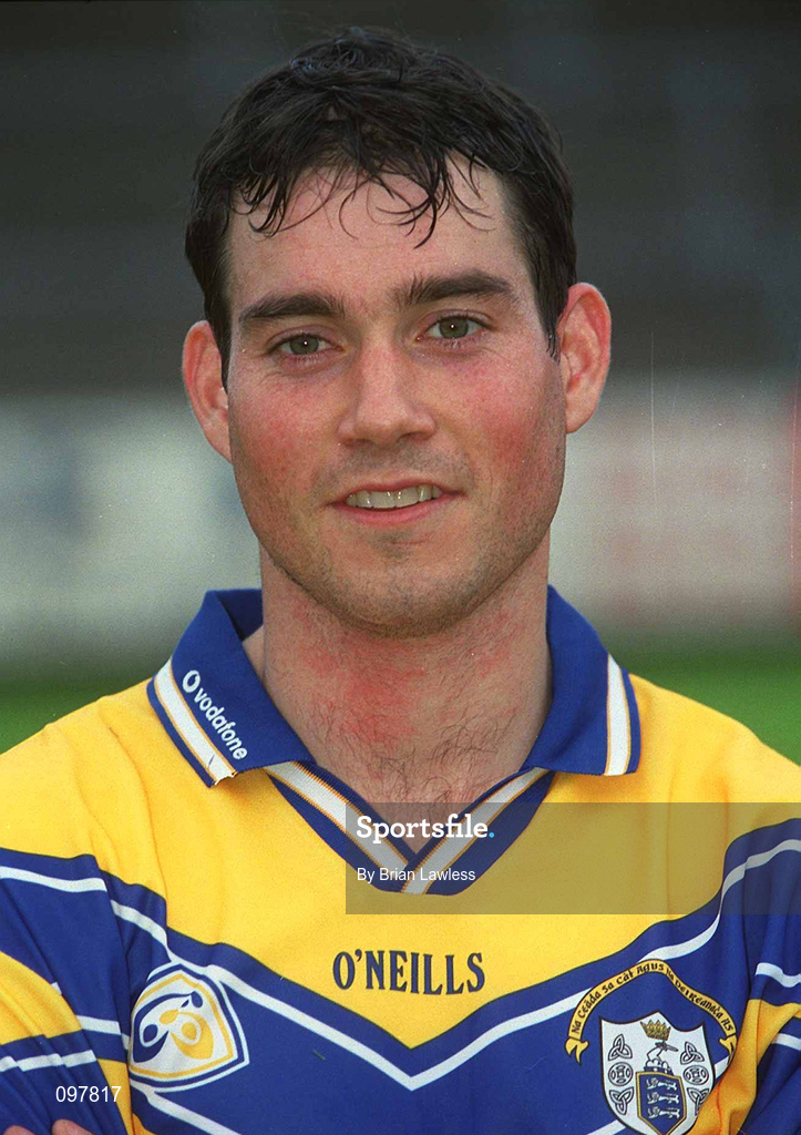 29 August 2002; David Forde during a Clare Hurling squad portraits session at Cusack Park in Ennis, Clare. Photo by Brian Lawless/Sportsfile