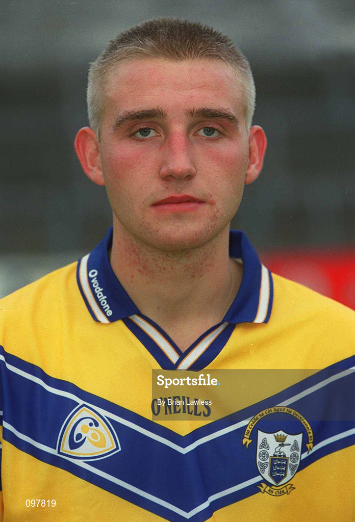 29 August 2002; Tony Carmody during a Clare Hurling squad portraits session at Cusack Park in Ennis, Clare. Photo by Brian Lawless/Sportsfile
