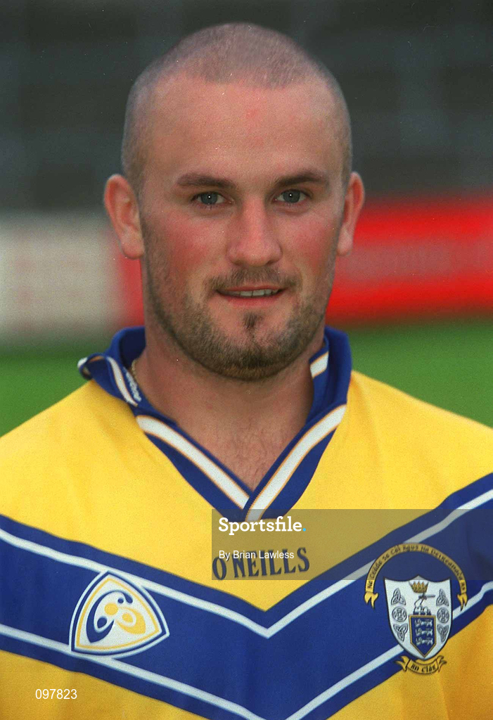 29 August 2002; Alan Markham during a Clare Hurling squad portraits session at Cusack Park in Ennis, Clare. Photo by Brian Lawless/Sportsfile