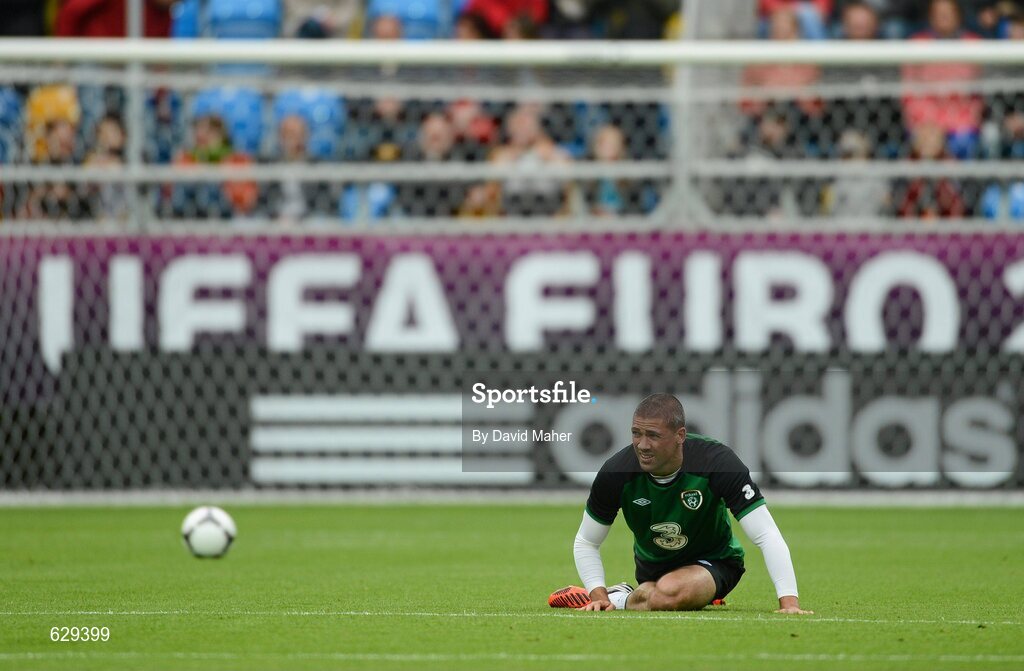 5 June 2012; Republic of Ireland's Jonathan Walters during squad training ahead of UEFA EURO 2012 which begins on June 8th. Republic of Ireland EURO2012 Squad Training, Arka Stadium, Gdynia, Poland. Picture credit: David Maher / SPORTSFILE
