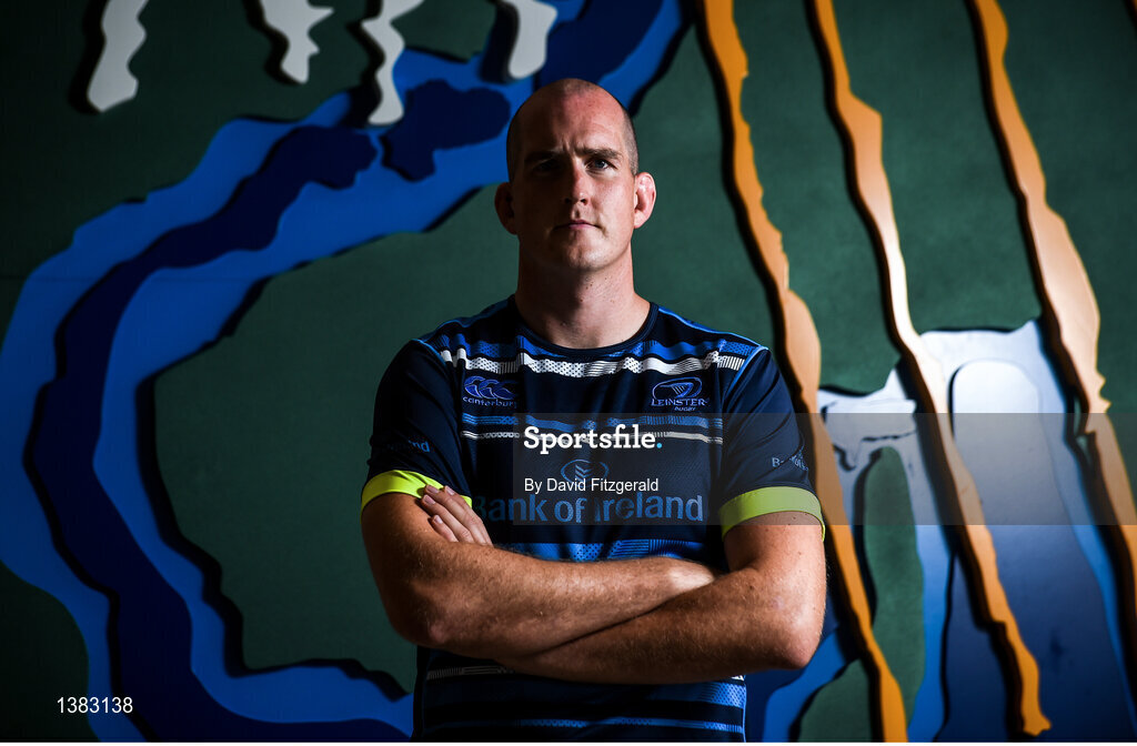 4 September 2017; Devin Toner of Leinster following a press conference at UCD in Belfield, Dublin. Photo by David Fitzgerald/Sportsfile