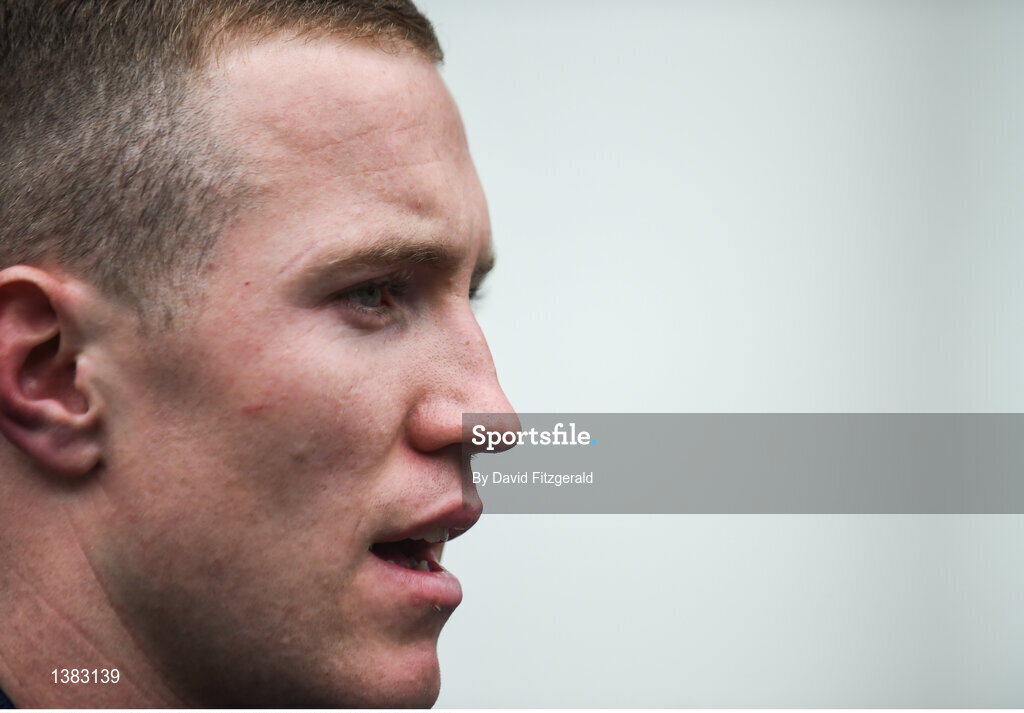 4 September 2017; Rory O'Loughlin of Leinster during a press conference at UCD in Belfield, Dublin. Photo by David Fitzgerald/Sportsfile