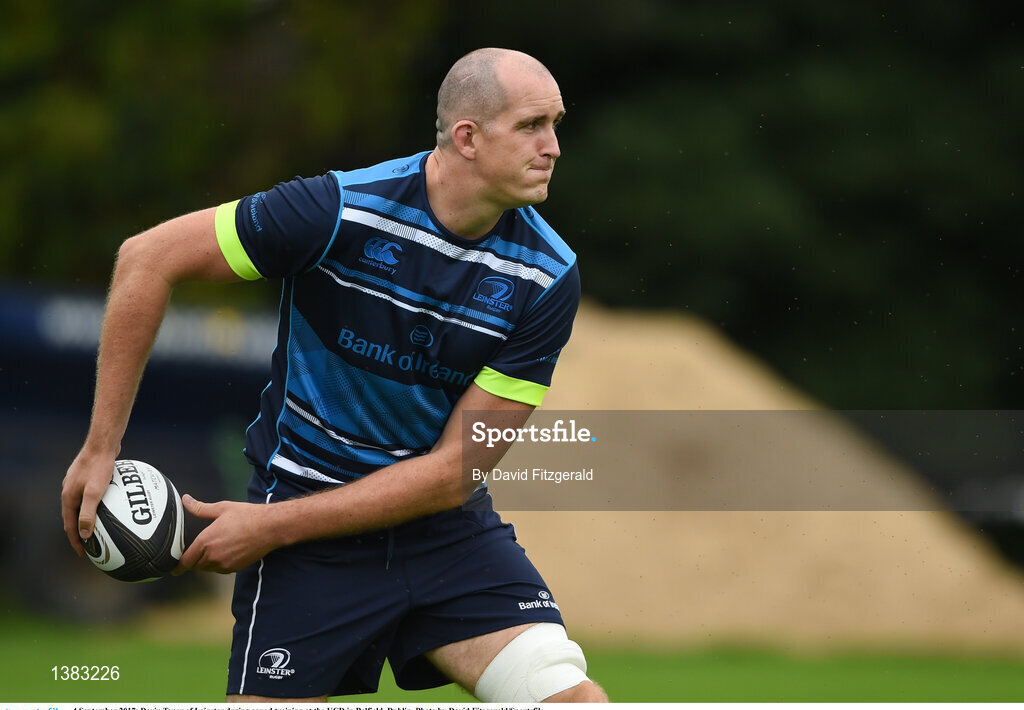4 September 2017; Devin Toner of Leinster during squad training at the UCD in Belfield, Dublin. Photo by David Fitzgerald/Sportsfile