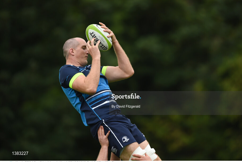 4 September 2017; Devin Toner of Leinster during squad training at the UCD in Belfield, Dublin. Photo by David Fitzgerald/Sportsfile