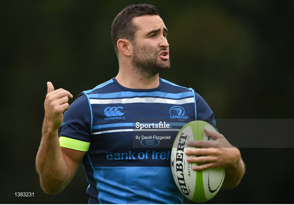4 September 2017; Dave Kearney of Leinster during squad training at the UCD in Belfield, Dublin. Photo by David Fitzgerald/Sportsfile