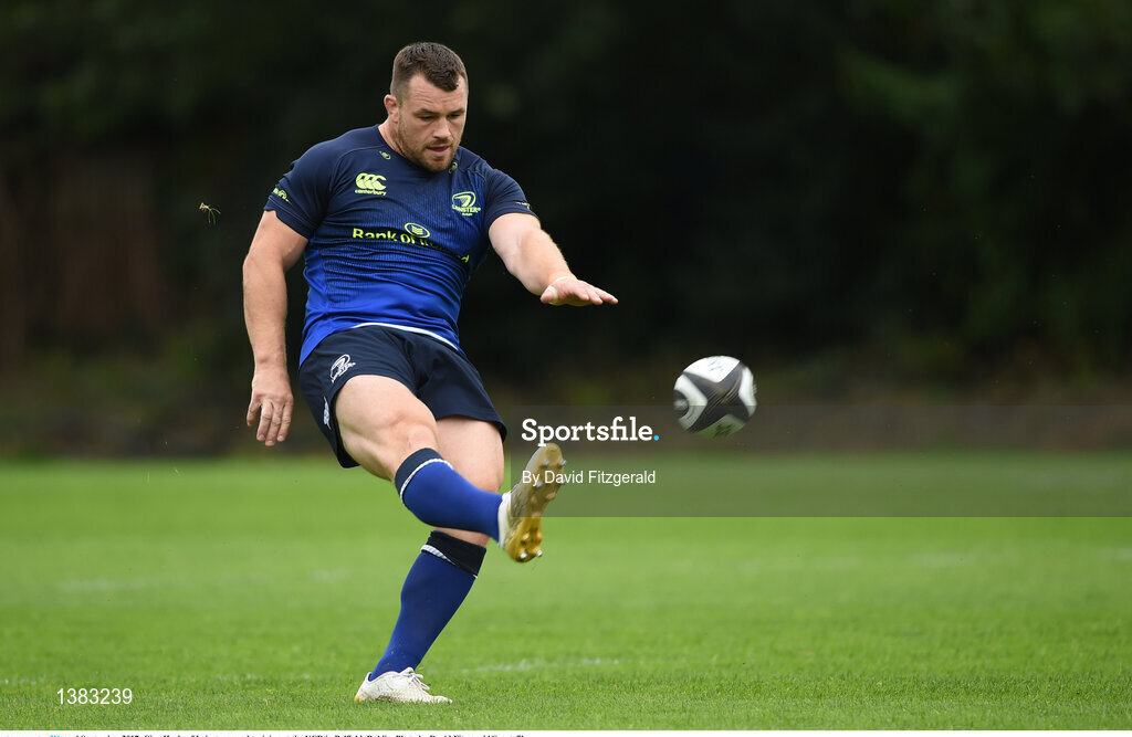 4 September 2017; Cian Healy of Leinster squad training at the UCD in Belfield, Dublin. Photo by David Fitzgerald/Sportsfile
