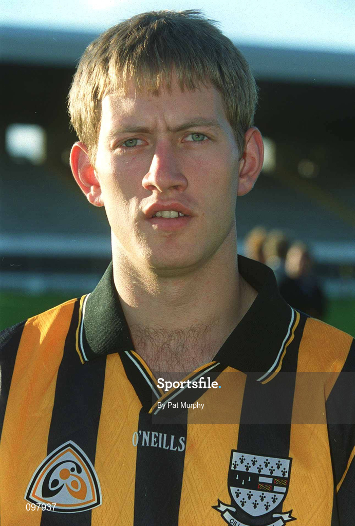 30 August 2002; Diarmuid Mackey during a Kilkenny hurling squad portrait session at Nowlan Park in Kilkenny. Photo by Pat Murphy/Sportsfile