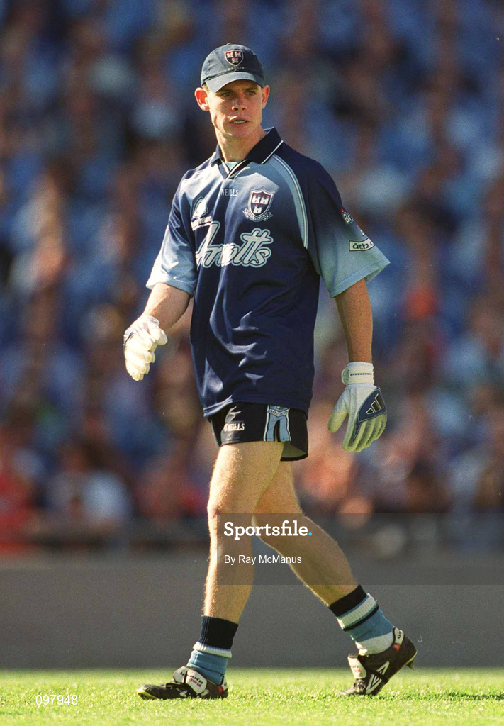 1 September 2002; Dublin goalkeeper Stephen Cluxton during the Bank of Ireland All-Ireland Senior Football Championship Semi-Final match between Armagh and Dublin at Croke Park in Dublin. Photo by Ray McManus/Sportsfile