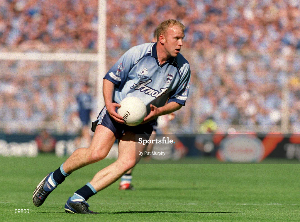 1 September 2002; Shane Ryan of Dublin during the Bank of Ireland All-Ireland Senior Football Championship Semi-Final match between Armagh and Dublin at Croke Park in Dublin. Photo by Pat Murphy/Sportsfile