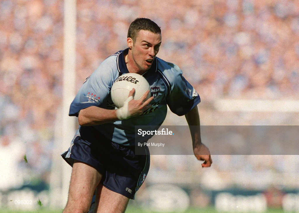1 September 2002; Ray Cosgrove of Dublin during the Bank of Ireland All-Ireland Senior Football Championship Semi-Final match between Armagh and Dublin at Croke Park in Dublin. Photo by Pat Murphy/Sportsfile