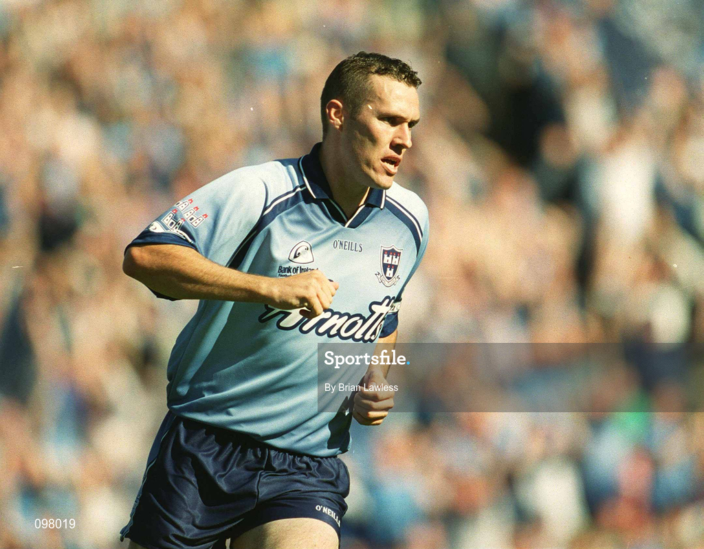 1 September 2002; Ciaran Whelan of Dublin during the Bank of Ireland All-Ireland Senior Football Championship Semi-Final match between Armagh and Dublin at Croke Park in Dublin. Photo by Brian Lawless/Sportsfile