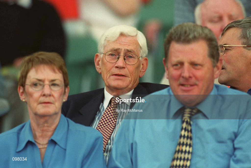 1 September 2002; Seamus Mallon during the Bank of Ireland All-Ireland Senior Football Championship Semi-Final match between Armagh and Dublin at Croke Park in Dublin. Photo by Ray McManus/Sportsfile