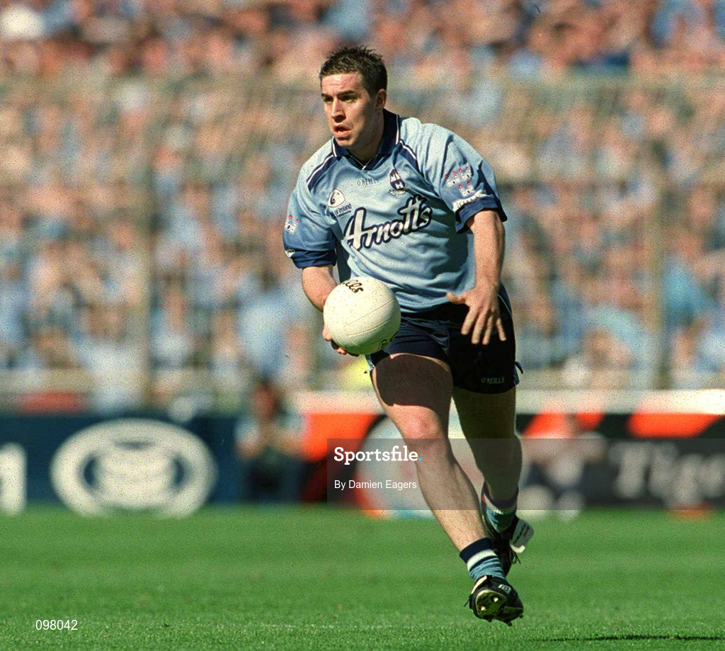 1 September 2002; John Magee of Dublin during the Bank of Ireland All-Ireland Senior Football Championship Semi-Final match between Armagh and Dublin at Croke Park in Dublin. Photo by Damien Eagers/Sportsfile