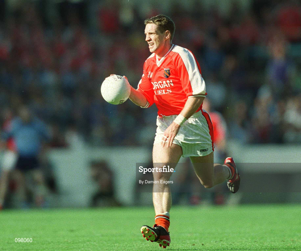 1 September 2002; Kieran McGeeney of Armagh during the Bank of Ireland All-Ireland Senior Football Championship Semi-Final match between Armagh and Dublin at Croke Park in Dublin. Photo by Damien Eagers/Sportsfile
