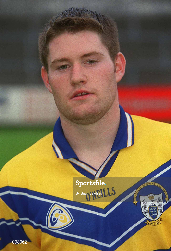 29 August 2002; Damien Kennedy during a Clare Hurling squad portraits session at Cusack Park in Ennis, Clare. Photo by Brian Lawless/Sportsfile