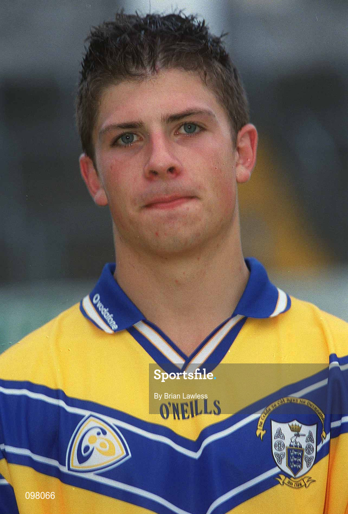 29 August 2002; Tomas O'Donovan during a Clare Hurling squad portraits session at Cusack Park in Ennis, Clare. Photo by Brian Lawless/Sportsfile