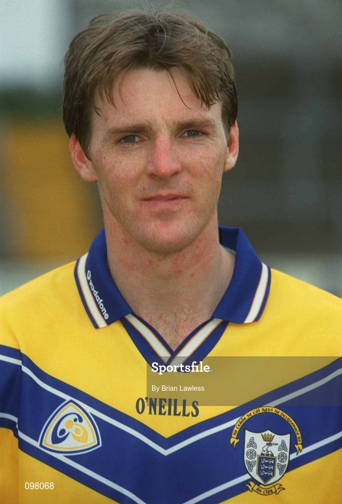 29 August 2002; Joe Considine during a Clare Hurling squad portraits session at Cusack Park in Ennis, Clare. Photo by Brian Lawless/Sportsfile