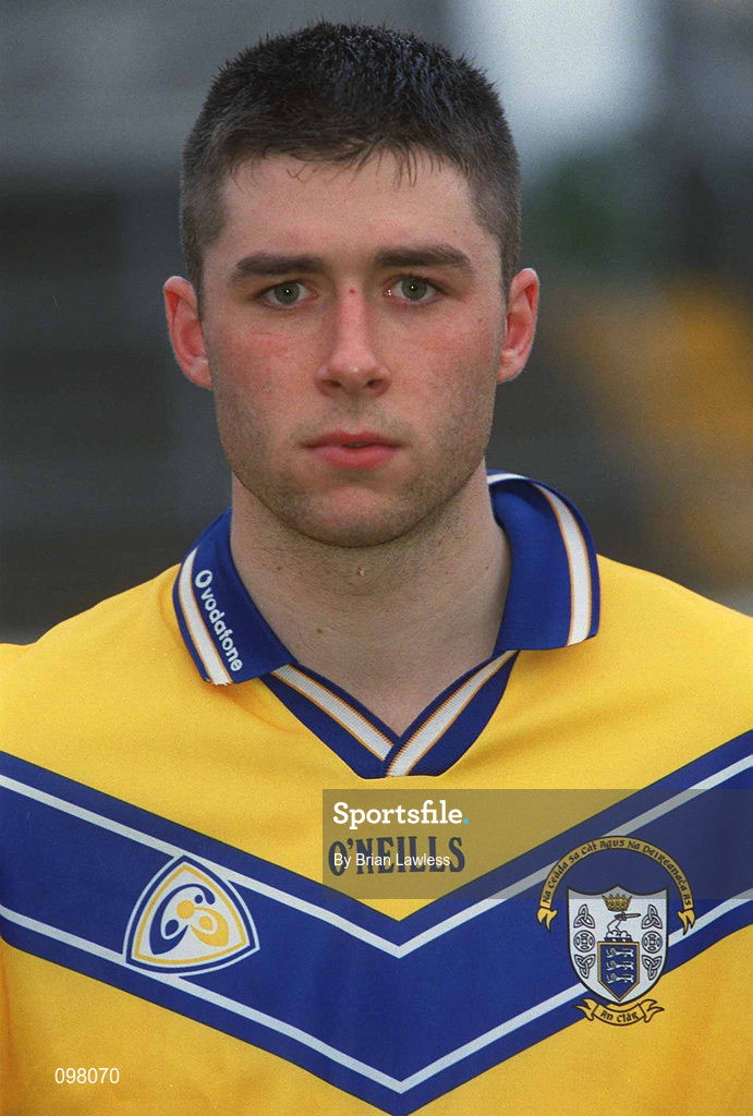 29 August 2002; Fergal Lynch during a Clare Hurling squad portraits session at Cusack Park in Ennis, Clare. Photo by Brian Lawless/Sportsfile
