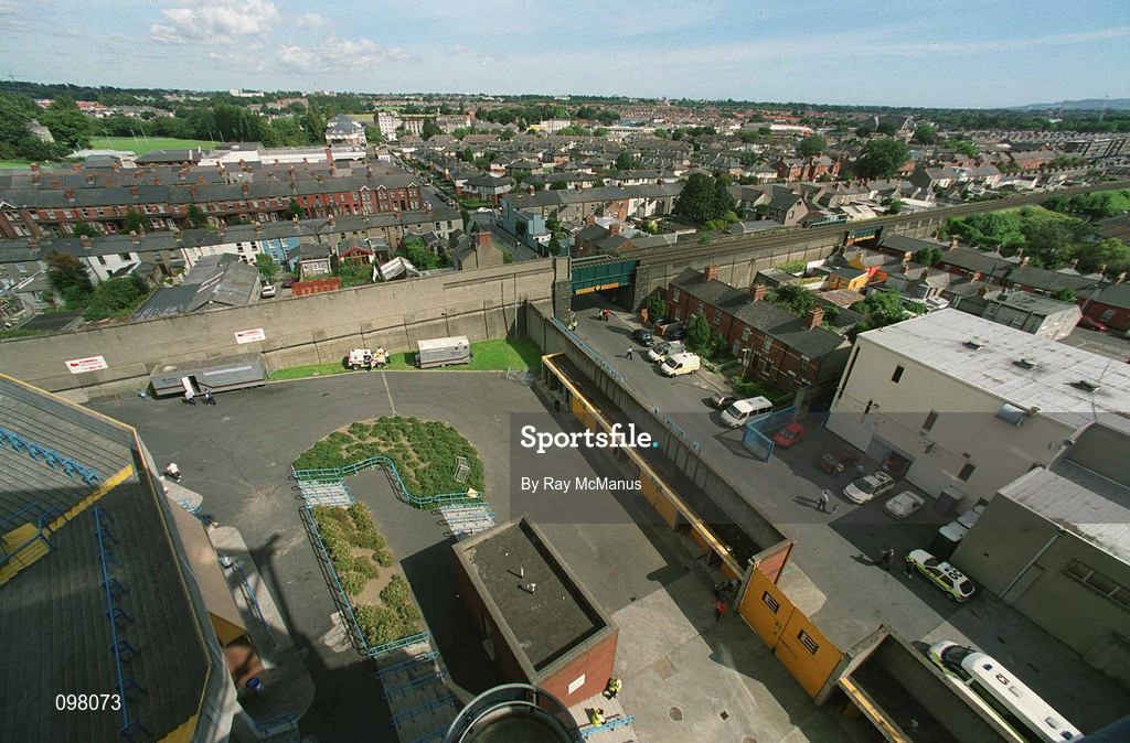 1 September 2002; A general view of the residential area surrounding Croke Park prior to the Bank of Ireland All-Ireland Senior Football Championship Semi-Final match between Armagh and Dublin at Croke Park in Dublin. Photo by Ray McManus/Sportsfile