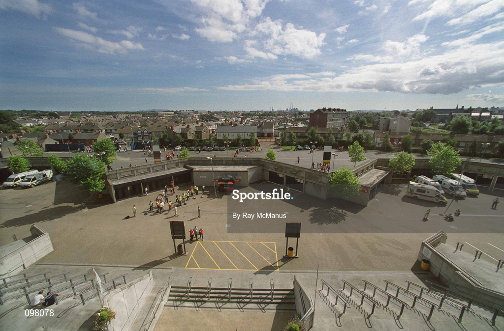 1 September 2002; A general view of the residential area surrounding Croke Park prior to the Bank of Ireland All-Ireland Senior Football Championship Semi-Final match between Armagh and Dublin at Croke Park in Dublin. Photo by Ray McManus/Sportsfile