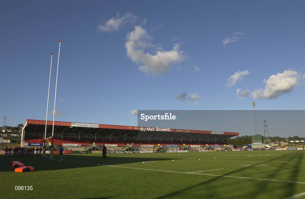31 August 2002; A general view prior to the Celtic League Pool A match between Llanelli and Munster at Stradey Park in Llanelli, Wales. Photo by Matt Browne/Sportsfile
