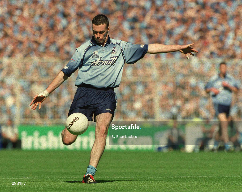 1 September 2002; Ray Cosgrove of Dublin during the Bank of Ireland All-Ireland Senior Football Championship Semi-Final match between Armagh and Dublin at Croke Park in Dublin. Photo by Brian Lawless/Sportsfile