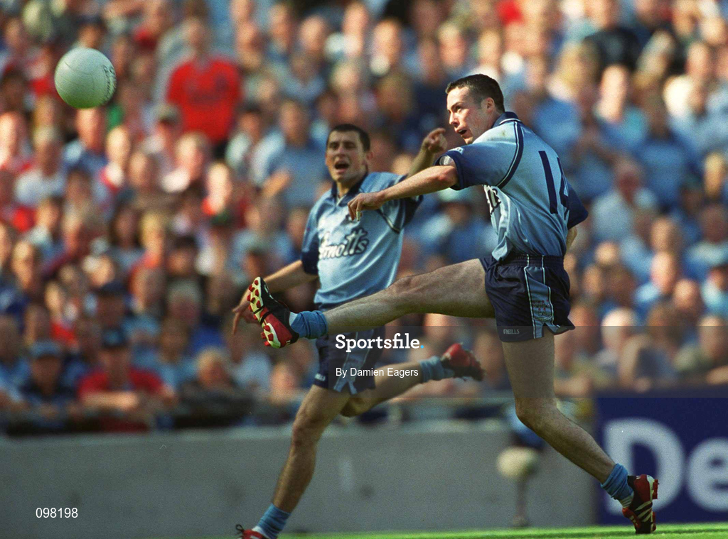 1 September 2002; Ray Cosgrove of Dublin during the Bank of Ireland All-Ireland Senior Football Championship Semi-Final match between Armagh and Dublin at Croke Park in Dublin. Photo by Damien Eagers/Sportsfile