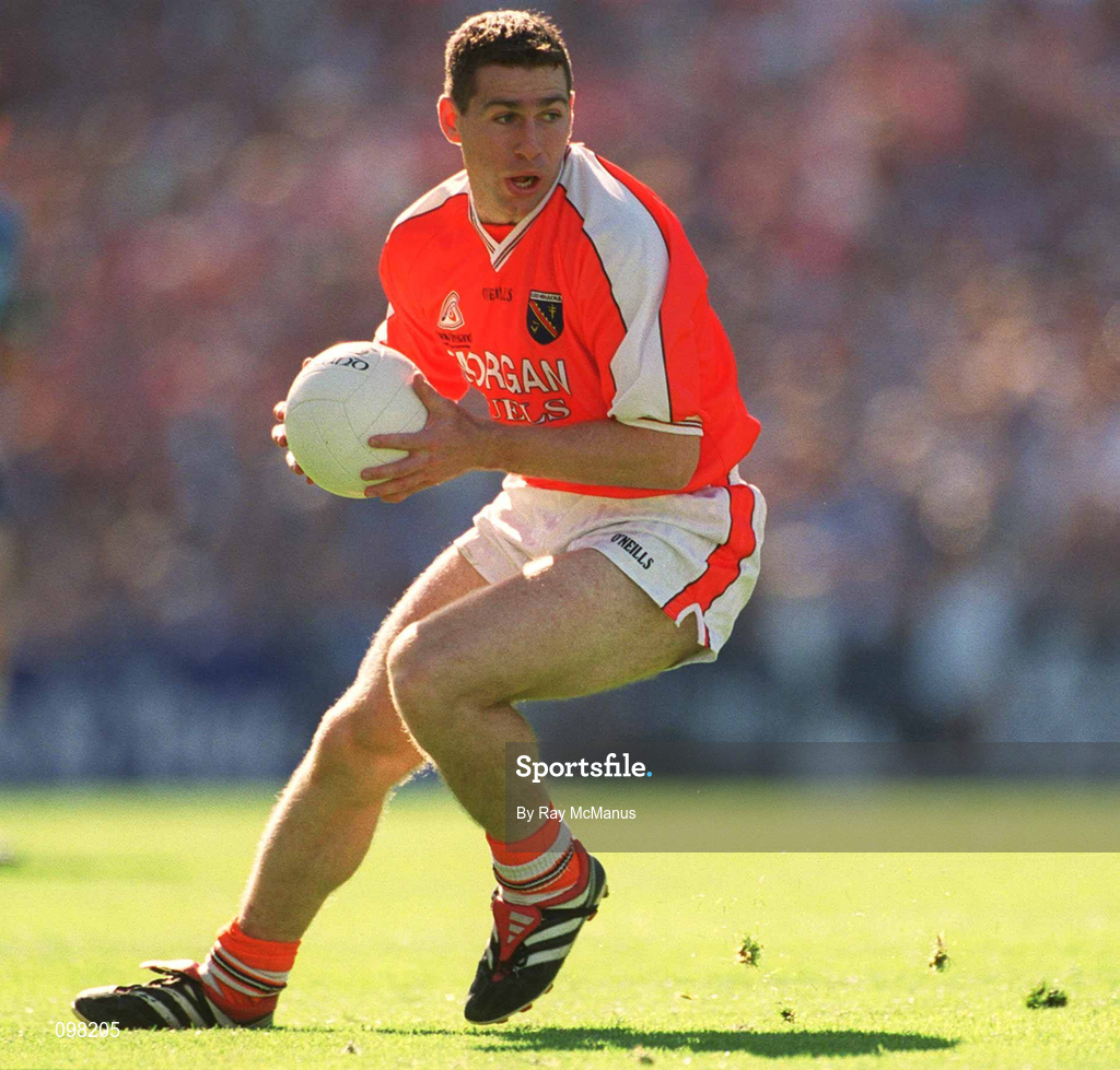 1 September 2002; Diarmaid Marsden of Armagh during the Bank of Ireland All-Ireland Senior Football Championship Semi-Final match between Armagh and Dublin at Croke Park in Dublin. Photo by Ray McManus/Sportsfile