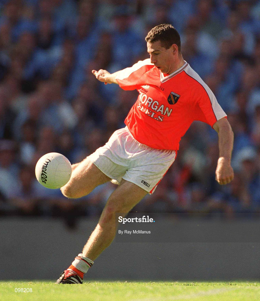 1 September 2002; Diarmaid Marsden of Armagh during the Bank of Ireland All-Ireland Senior Football Championship Semi-Final match between Armagh and Dublin at Croke Park in Dublin. Photo by Ray McManus/Sportsfile