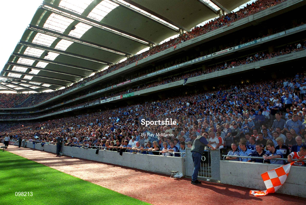 1 September 2002; A general view of the Hogan Stand during the Bank of Ireland All-Ireland Senior Football Championship Semi-Final match between Armagh and Dublin at Croke Park in Dublin. Photo by Ray McManus/Sportsfile