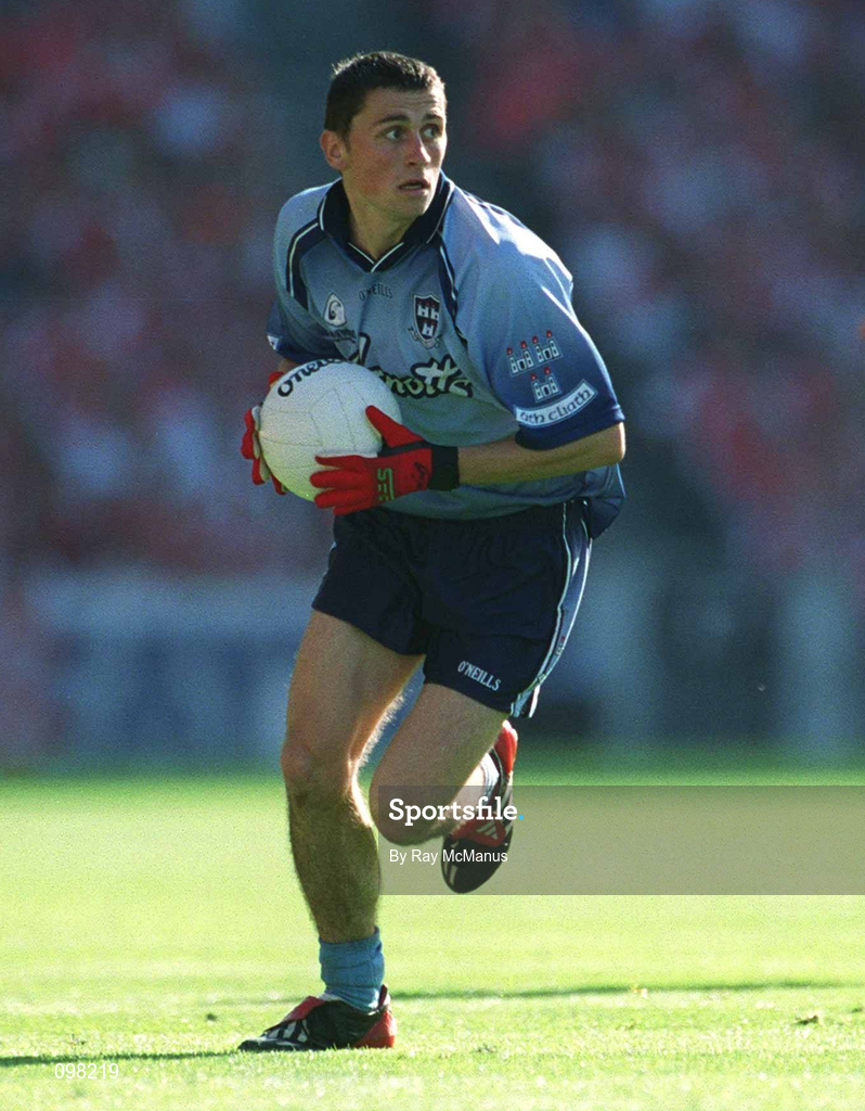 1 September 2002; Alan Brogan of Dublin during the Bank of Ireland All-Ireland Senior Football Championship Semi-Final match between Armagh and Dublin at Croke Park in Dublin. Photo by Ray McManus/Sportsfile