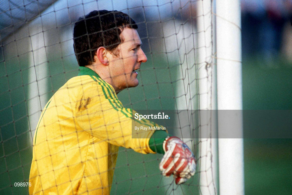 4 March 1989; Kerry goalkeeper Charlie Nelligan during the Royal Liver Assurance National Football League Division Two match between Kerry and Westmeath at Ballybunion in Kerry. Photo by Ray McManus/Sportsfile